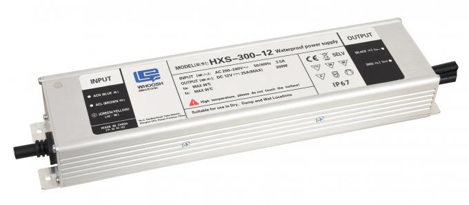 25A IP67のLEDライトのための防水電源300W 12Vの変圧器 0